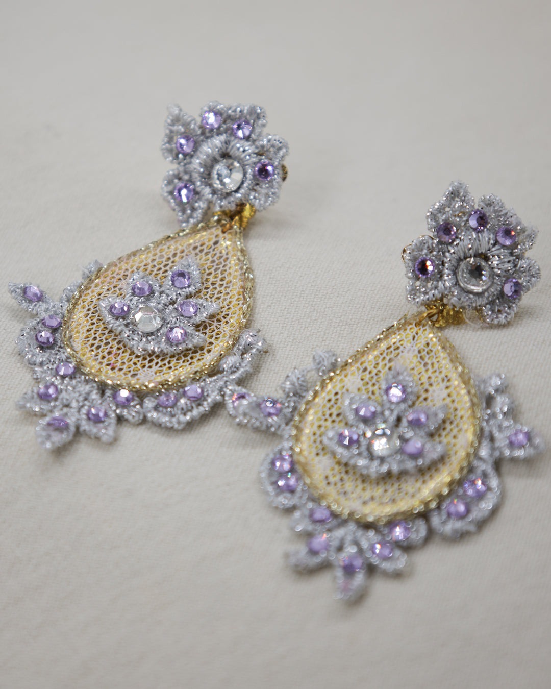 Glamour Floral – Filigran-Ohrringe