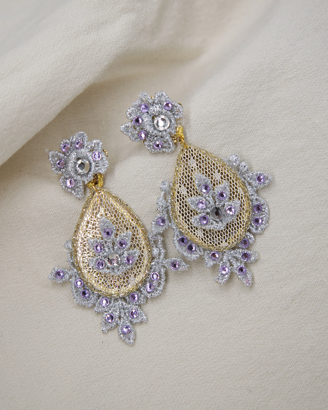 Glamour Floral – Filigran-Ohrringe