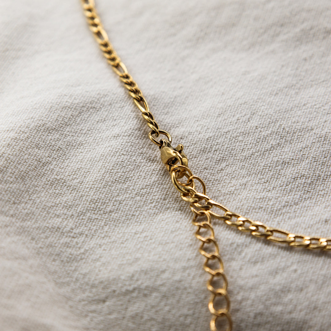 Halskette Luna – Edelstahlkette mit Murano-Steinen